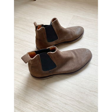 Wildleder Herrenstiefel braun