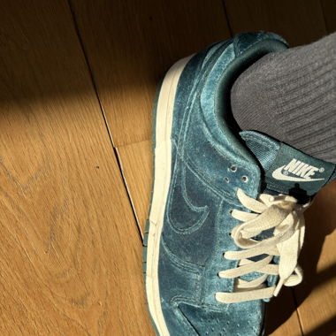 Nike dunk low velvet blaugrün (Damen)
