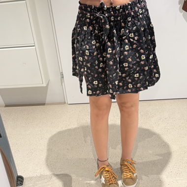 Gonna floreale nera Zara Kids