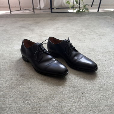 BOSS Kensinton, chaussures à lacets en cuir noir