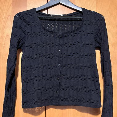 Gilet nero traforato