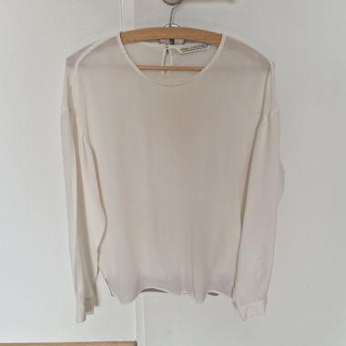 Blouse weiss Gr. L luftig