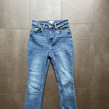 Skinny High Waist Jeans blau, Grösse 36
