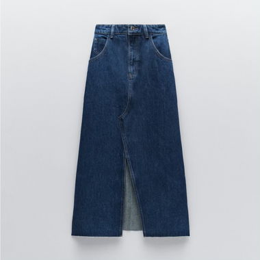 Gonna di jeans con spacco