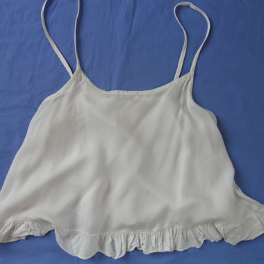 White Spaghetti Top