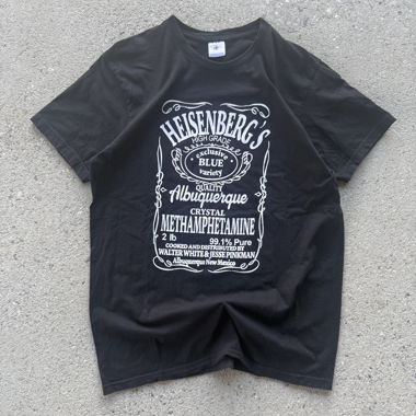 Schwarzes T-Shirt Heisenberg's Vintage