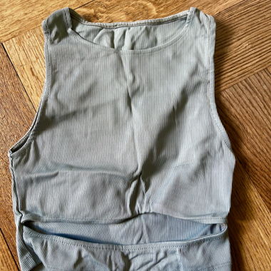 tükises Rippen-Tanktop