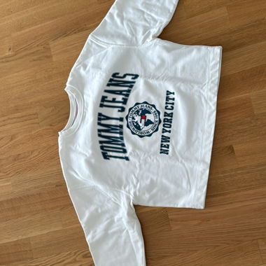 Sweatshirt Tommy Jeans blanc