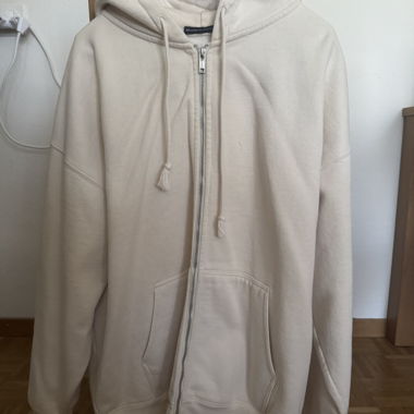 Brandy melville Zip Hoodie - Beige