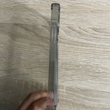 Coque transparente avec porte-cartes