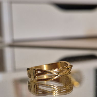 Gold plated ring from Evry Jewels✨️ 