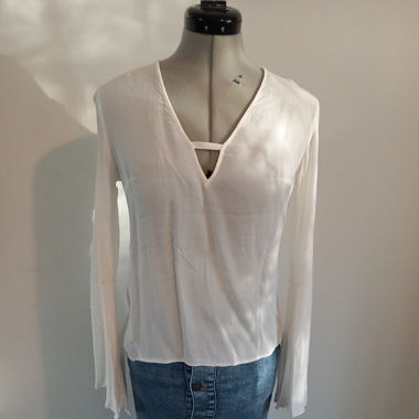 Bluse weiss tigha