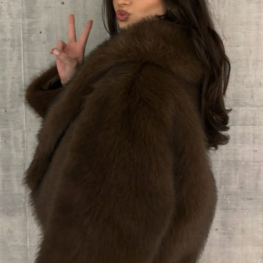 Giacca Zara in finta pelliccia ZW Collection