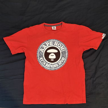 Aape by a Bathing ape T-shirt Rot Grösse M