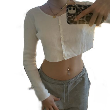 cute cropped cardigan