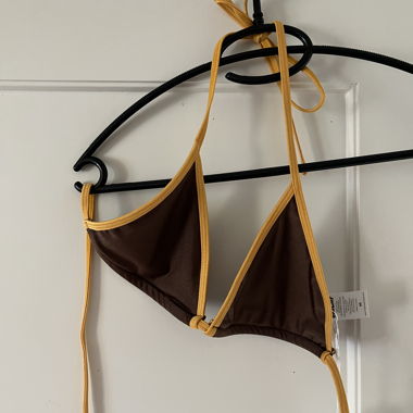 Bikini top brown/orange