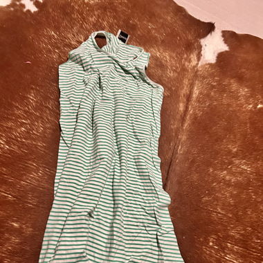 Vestito estate lungo a righe 