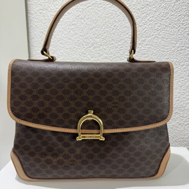 Celine Vintage Handtasche Braun Leder