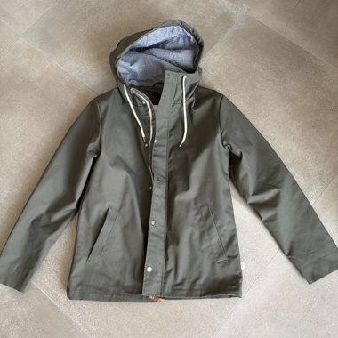 Kaki Hooded Jacket