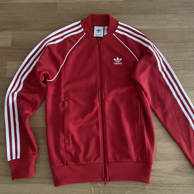 Veste d'entraînement Adidas rouge