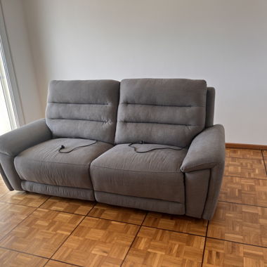 Divano Möma Knut 3 posti grigio