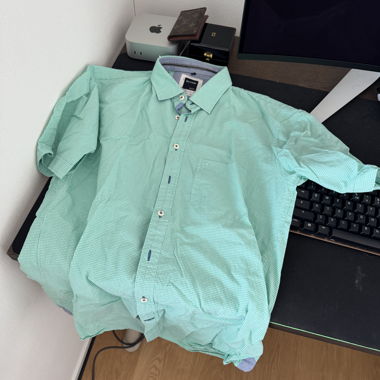 Olymp Casual Green Shirt - Size L