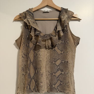 Snake Print Top