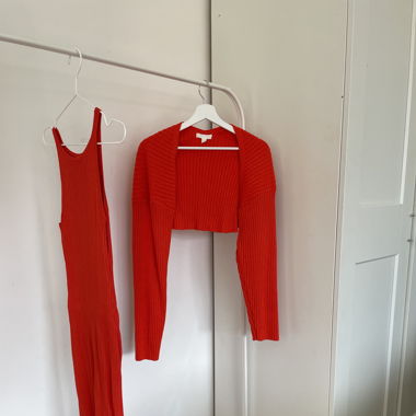 H&M wool dress co-ord set
