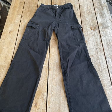 schwarze Cargohose