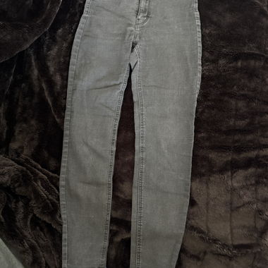 Jeans Grigi Vita Alta