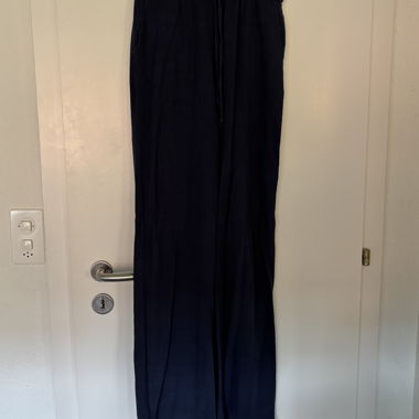 Pantalon en lin ample Stradivarius