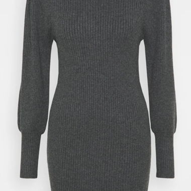 Geripptes Strickkleid, only