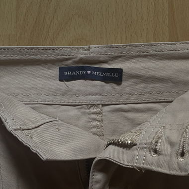 Mini-jupe cargo beige