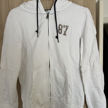 Sweat zippé blanc - Napapijri