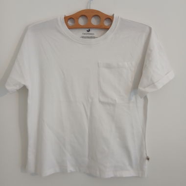 TWOTHIRDS t-shirt blanc à poche S