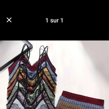 7 emsemble sous vêtements 