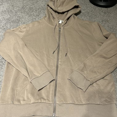 Beige Zipperhoodie H&M - Size M