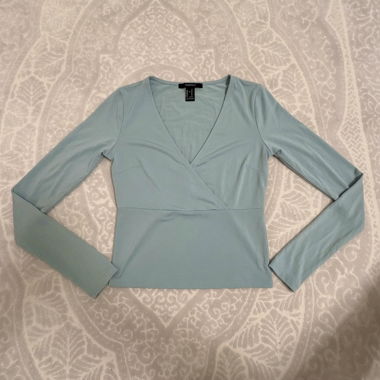 Forever 21 turquoise top 