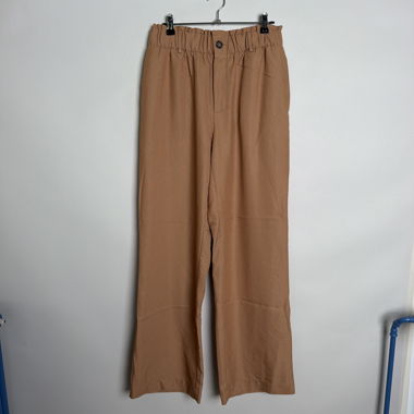 Pantaloni wide-leg marroni