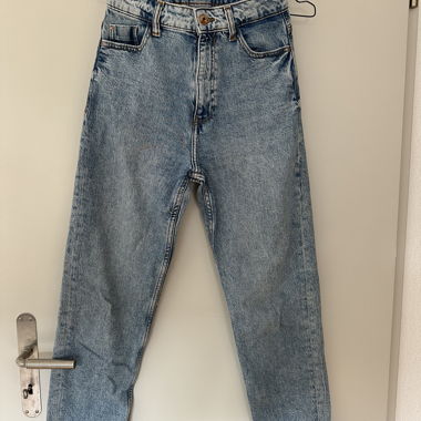 Jean ZARA mom fit taille haute 34