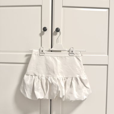 Jupe ballon blanche Zara
