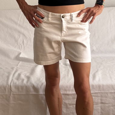 Esprit White Bermuda Shorts