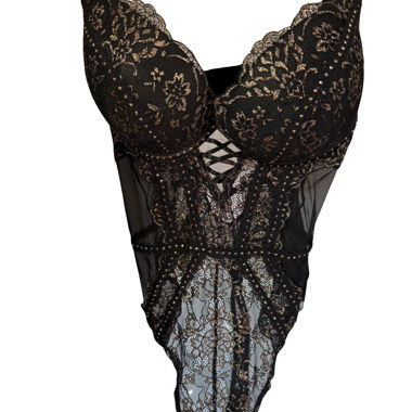Black Lace Bodysuit