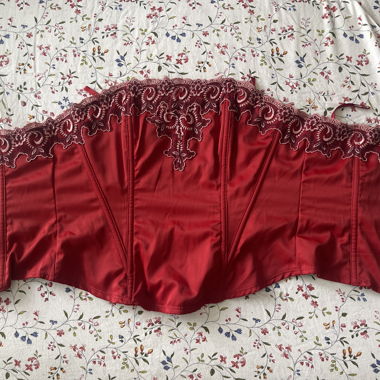 Romantic Red Corset