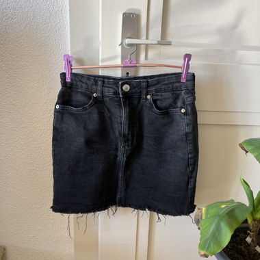 Jupe jeans courte