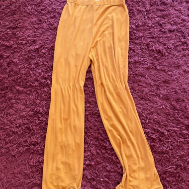 Comfy loose leggings trousers orange 
