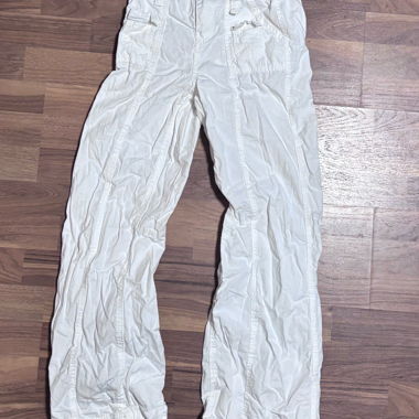Pantaloni Cargo Bianchi