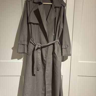 Trench-coat gris