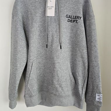 Felpa con cappuccio grigia Gallery Dept.