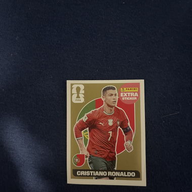 Autocollant FIFA Panini Ronaldo, sticker extra Gold